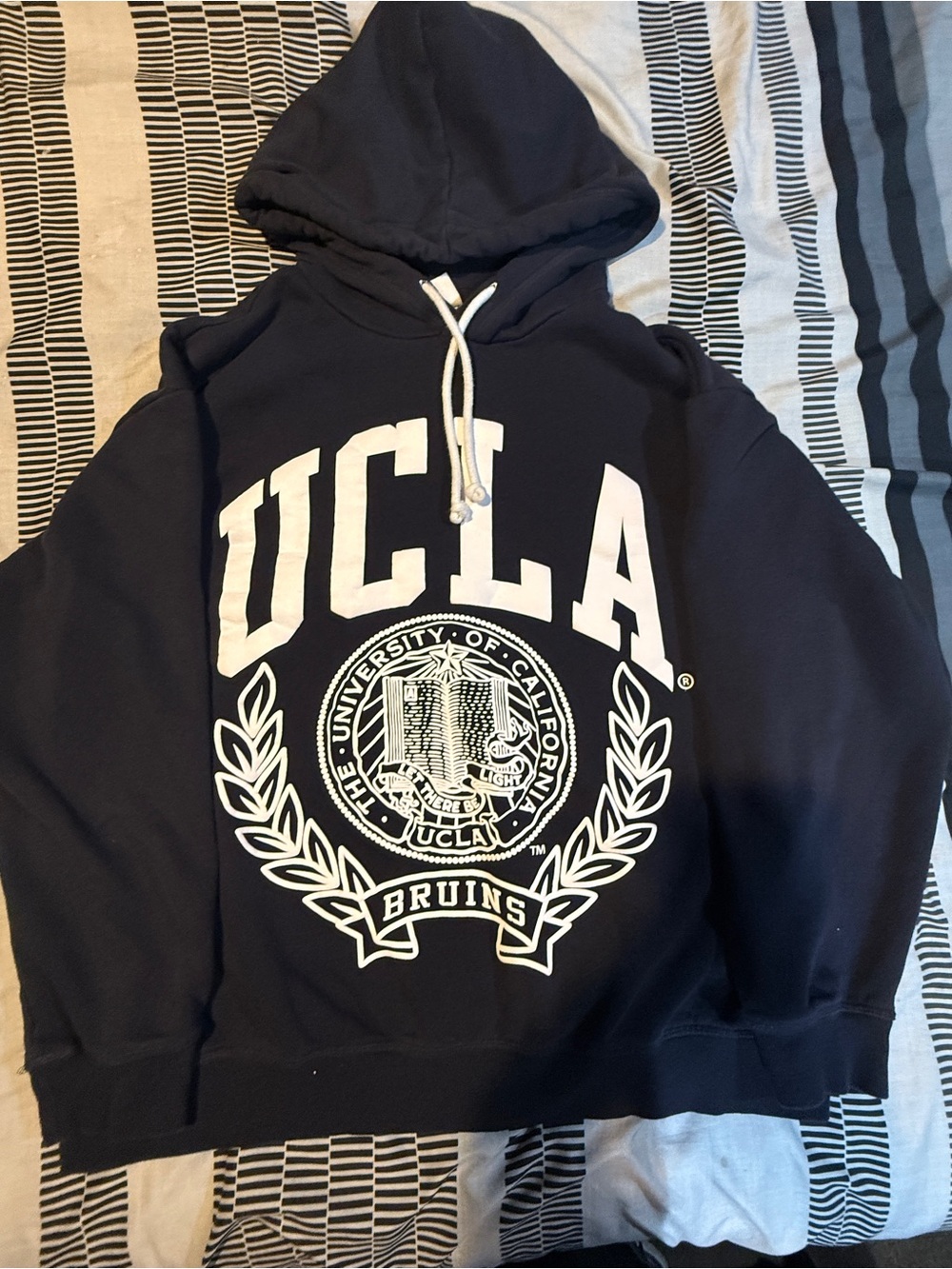 H&M Navy Blue UCLA Bruins Zip-Up Hoodie